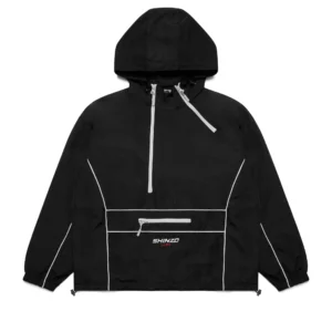 Shinzo Brand Muryō 1.5L Waterproof Technical Piping Jacket Black
