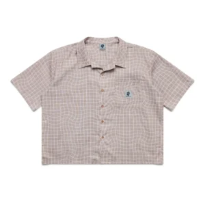 Shinzo Brand Wabi Light Brown Button Up Shirt