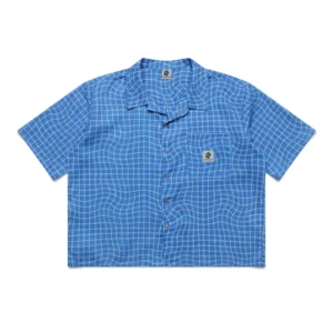 Shinzo Brand Wabi Blue Button Up Shirt