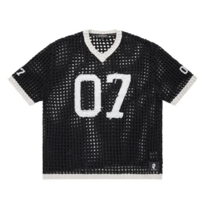Shinzo Brand Shibui Hand Crocheted Knit Jersey Shirts