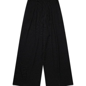 Shinzo Brand Ukiyo Pleated Wide Leg Pinstripe Pants